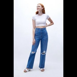 Levi’s high waisted straight jeans - size 25